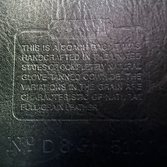 Coach Vintage Station Bag (black) - Picture 9 of 13